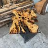 Live Edge Epoxy Dining Table | Tables by Ironscustomwood. Item made of wood with synthetic