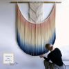 Handmade Fiber Art - EVA Sunset | Macrame Wall Hanging in Wall Hangings by Rianne Aarts. Item made of cotton with fiber