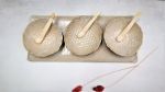 Beige Ceramic Serving Platter with Small Tapas Bowls | Serving Bowl in Serveware by YomYomceramic