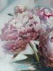 Peonies in vase oil painting on canvas original, Flowers | Oil And Acrylic Painting in Paintings by Natart. Item composed of canvas and synthetic in contemporary style