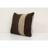 Ethnic Goat Hair Lumbar Kilim Pillow Cover from Anatolian | Cushion in Pillows by Vintage Pillows Store. Item composed of cotton