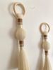 Macrame Wall Hanging Tassel 22 Inch | Boho Wall Decor | Minimalist Fiber Art | Handmade Tassel Decor | Neutral Home Accent | Wall Hangings by İnanç Yılmaz