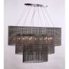 Alan Mizrahi QZ1600 Elliptical 3 Tiers | Chandeliers by Alan Mizrahi Lighting Design