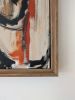 BOLD ABSTRACT #1, Original Framed Painting | Oil And Acrylic Painting in Paintings by Damaris Kovach. Item made of canvas & synthetic