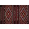 Vintage Embroided Wool Pastel Kars Kilim Rug 4'8''x14'7'' | Runner Rug in Rugs by Vintage Pillows Store. Item composed of cotton