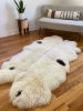 Plush Ivory Quad with Brown Spots | Area Rug in Rugs by East Perry. Item composed of wool