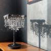 Tribeca Chandelier Table Lamp | Lamps by Michael McHale Designs. Item composed of steel and stone