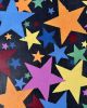 Stars at Night 24"x 24" | Oil And Acrylic Painting in Paintings by Emeline Tate. Item composed of synthetic