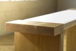 "Harmony" Bench | Benches & Ottomans by THE IRON ROOTS DESIGNS. Item composed of oak wood