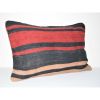 16" X 24" Vintage Striped Turkish Kilim Pillow Cover | Sham in Linens & Bedding by Vintage Pillows Store. Item made of fabric