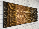 "SUNSET" Parametric Wood Wall Art Decor/100% Solid Wood | Wall Sculpture in Wall Hangings by ArtMillWork Design