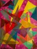In The Wine Glass - Original Oil Painting - Geometric Colors | Oil And Acrylic Painting in Paintings by Eman's Gallery