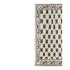 Vintage Turkish Jajim Kilim Rug with Floral Border | Area Rug in Rugs by Vintage Pillows Store. Item composed of wool and fiber