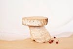 PRIMITIF side table or stool | Tables by VANDENHEEDE FURNITURE-ART-DESIGN. Item composed of wood and stone in boho or japandi style