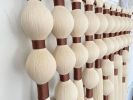 Large Neutral Fiber Wall Hanging, Extra Long Textile Wall Art, Modern Boho Tapestry, Handmade Minimalist Statement Decor, Scandinavian Decor | Macrame Wall Hanging in Wall Hangings by RavaTapestryArt