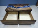 Drawer Epoxy Resin Coffee Table, Luxury Sitting Groups | Dining Table in Tables by LuxuryEpoxyFurniture. Item composed of wood and synthetic