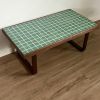 Tile-Top-Coffee Table — Solid Black Walnut-ceramic tile | Tables by Warnkestudio
