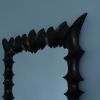 Brutalist Mirror Large Black | Work by District Loom