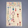 Handmade From Wool of Sheep, moroccan azilal rug | Area Rug in Rugs by Benicarpets