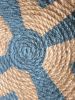 Natural Blue Baskets for Boho Wall Decor | Ornament in Decorative Objects by Sarmal Design. Item composed of cotton and synthetic in boho or contemporary style