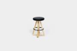 X2 Counter Stool | Chairs by ARTLESS. Item made of walnut & brass