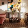 Sphere Round Sofa Table Emperador | Work by District Loom