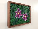 Two clematis | Wall Sculpture in Wall Hangings by StainsAndGrains. Item made of wood works with contemporary & industrial style