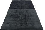 Rug & Kilim’s Modern Classics Rug In Black And Gray With Muted Floral Patterns | Area Rug in Rugs by Rug and Kilim