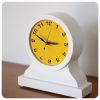 Modern Mantel Clock | Decorative Objects by ROMI. Item made of birch wood works with minimalism & mid century modern style