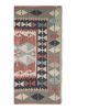 Colorful Turkish Kayseri Kilim Rug, Organic Anatolian Design | Area Rug in Rugs by Vintage Pillows Store. Item made of fabric