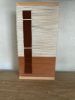 Woven Tile - String Theory- Suede and Beige #1 | Wall Sculpture in Wall Hangings by Mpwovenn Fiber Art by Mindy Pantuso