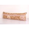 Vintage Cotton King Bed Suzani Pillow Cover, Exquisite Brown | Cushion in Pillows by Vintage Pillows Store