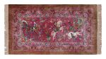 Rug & Kilim’s Modern Classics Pictorial Rug in Red, Brown, Pink Tones | Area Rug in Rugs by Rug and Kilim
