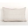 Handwoven Wool Striped Turkish Kilim Pillow, Organic Striped | Cushion in Pillows by Vintage Pillows Store