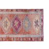 Vintage Modern Oriental Runner, Geometric Design Handknotted | Runner Rug in Rugs by Vintage Pillows Store. Item composed of cotton