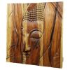 Haussmann® Forest Dweller Ayutthaya Panel 24 x 24 x 2.75 in | Wall Sculpture in Wall Hangings by Haussmann®