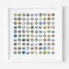 One Hundred Vintage Encyclopedia Dots Collage #3 | Paintings by Amelia Coward