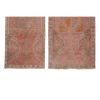 Vintage Faded Turkish Oushak Rug - Set of Two | Area Rug in Rugs by Vintage Pillows Store. Item made of cotton & fiber