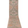 Distressed Extra Long Turkish Runner Rug - Stair Carpet | Rugs by Vintage Pillows Store. Item made of cotton & fiber