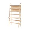 Mid century desk, Wood desk, Bookcase desk, Mid century mode | Book Case in Storage by Plywood Project. Item made of oak wood compatible with minimalism and mid century modern style