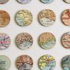 One Hundred Italy Map Dots Collage | Paintings by Amelia Coward