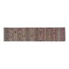 Vintage Beige Blue Caramel Striped Turkish Kilim Rug Runner | Runner Rug in Rugs by Vintage Pillows Store. Item made of wool & fiber