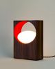 Gemma Oval | Red Accent | Pendants by La Loupe