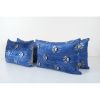 Christmas Gift Blue Lumbar Pillow Cover, Set of Three Lamb H | Cushion in Pillows by Vintage Pillows Store