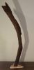 Large Driftwood Sculpture "Chocolate Frond" with Marble Base | Sculptures by Sculptured By Nature  By John Walker. Item composed of wood in minimalism style