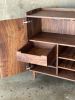 Liquor Cabinet with Glass hangers, storage, drawer | Storage by Handhold Studio