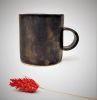 Ceramic Coffee Mug, Handmade Pottery Mug, Bronze Coffee Mug | Drinkware by YomYomceramic. Item composed of ceramic