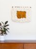 SESAME CLOUD | Tapestry in Wall Hangings by Keyaiira | leather + fiber | Artist Studio in Santa Rosa. Item made of wool & fiber
