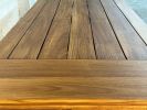 Handmade Outdoor Dining Table, Trestle Farmhouse Style Table, made in USA | Tables by Marco Bogazzi