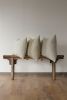 Nubby Beige Wool Pillow 22x22 | Pillows by Vantage Design